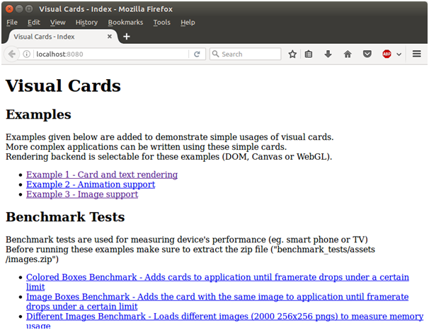 Visual Cards Index Alt